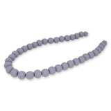 Farbige Holzperlen – ca. Ø 12 mm - Lavendel Hell - PerlineBeads SA
