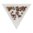 Fire polished 4 mm Glasperlen - Czech Shield - Jet Full Sliperit - PerlineBeads SA
