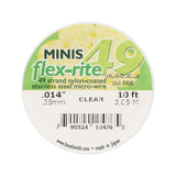 Flex - rite 49 minis – Clear (ersetzt Pearl Silver) - PerlineBeads SA