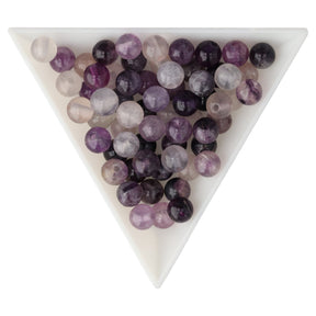Fluorit Perlen lila · rund · 6 mm - PerlineBeads SA
