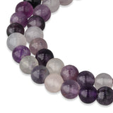 Fluorit Perlen lila · rund · 6 mm - PerlineBeads SA