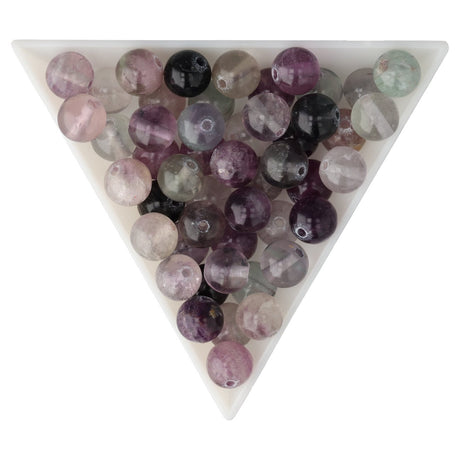 Fluorit Perlen lila · rund · 8 mm - PerlineBeads SA