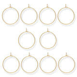 Glas - Markierungsring - Farbe Gold (10 Stk.) - PerlineBeads SA