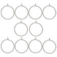 Glas - Markierungsring - Farbe Silber (10 Stk.) - PerlineBeads SA