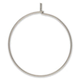 Glas - Markierungsring - Farbe Silber (10 Stk.) - PerlineBeads SA