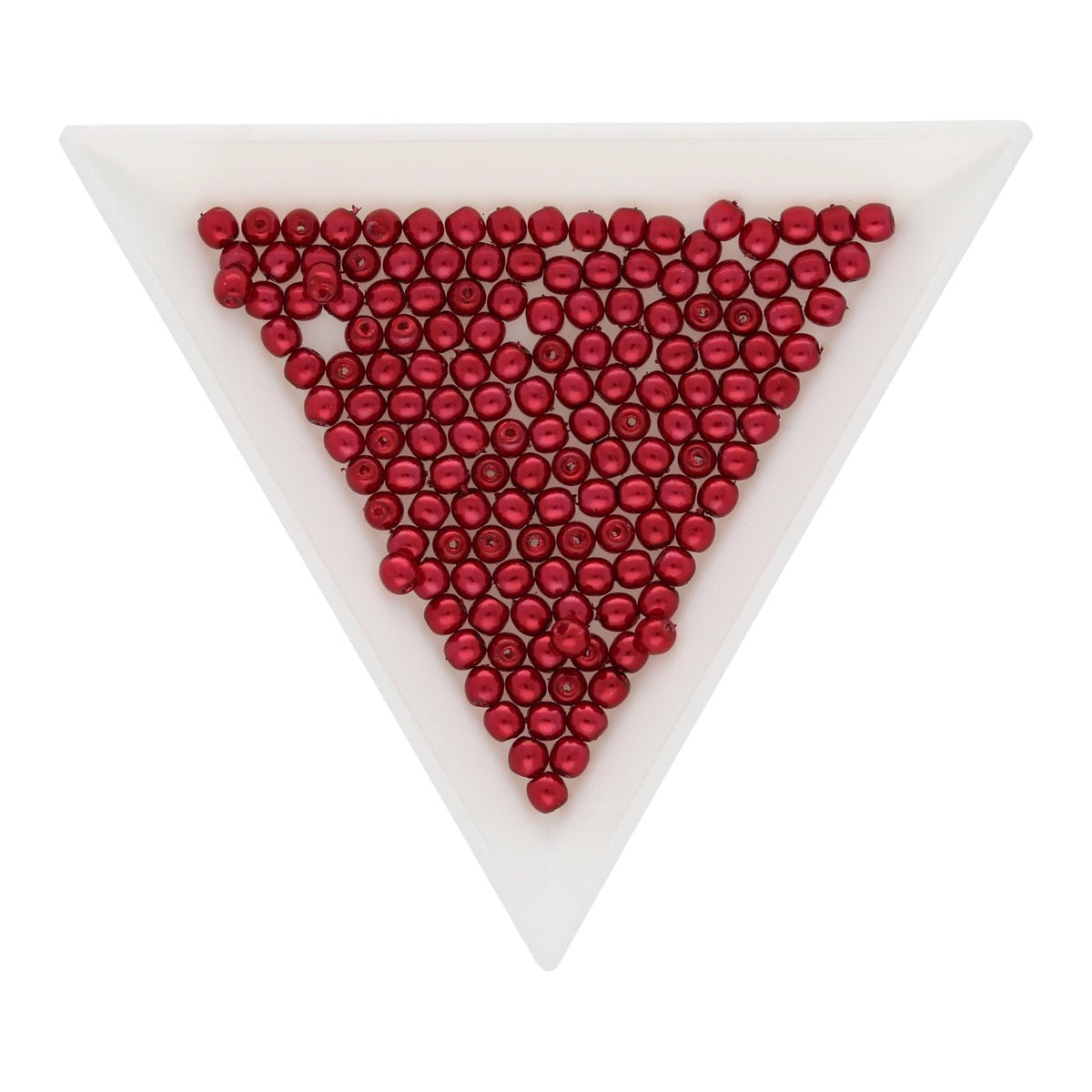 Glasperlen rund - 3 mm - Cranberry - PerlineBeads SA