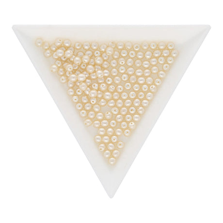 Glasperlen rund - 3 mm - Pearl Oyster - PerlineBeads SA