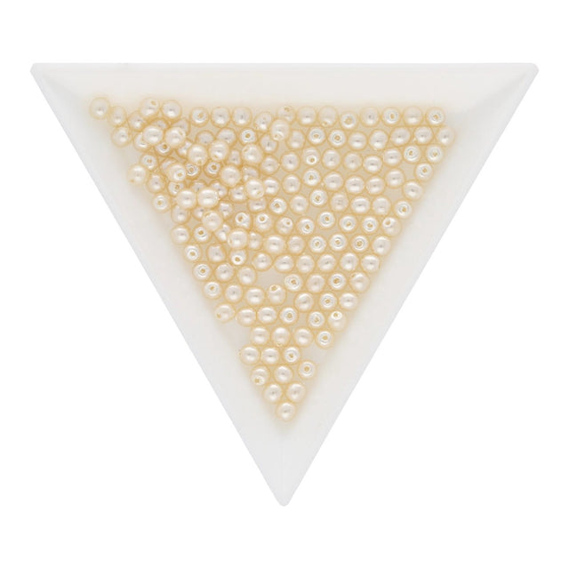 Glasperlen rund - 3 mm - Pearl Oyster - PerlineBeads SA