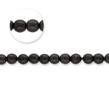 Glasperlen rund - 3 mm - Shiny Dark Grey - PerlineBeads SA