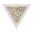 Glasperlen rund - 3 mm - Shiny Old Lace - PerlineBeads SA