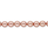 Glasperlen rund - 4 mm - Light Copper - PerlineBeads SA