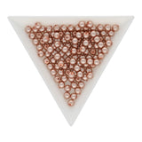 Glasperlen rund - 4 mm - Light Copper - PerlineBeads SA