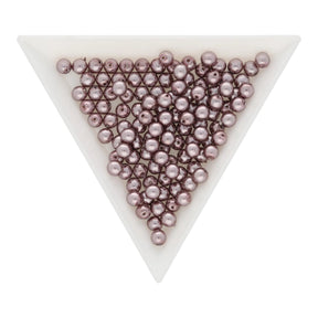 Glasperlen rund - 4 mm - Orchid - PerlineBeads SA