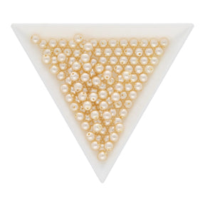 Glasperlen rund - 4 mm - Pearl Oyster - PerlineBeads SA