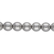 Glasperlen rund - 8 mm - Silber - PerlineBeads