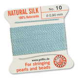 Griffin Perlseide – 100% Naturseide – No. 10 (0,90 mm) - Türkis - PerlineBeads SA