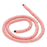 Heishi - Perlen aus Polymerpaste 6 mm - Light Coral - PerlineBeads SA