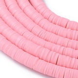 Heishi-Perlen aus Polymerpaste 6 mm – Pink - PerlineBeads