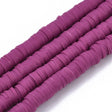 Heishi-Perlen aus Polymerpaste 6 mm – Purple - PerlineBeads
