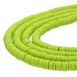 Heishi - Perlen aus Polymerpaste 6 mm – Spring Green - PerlineBeads SA