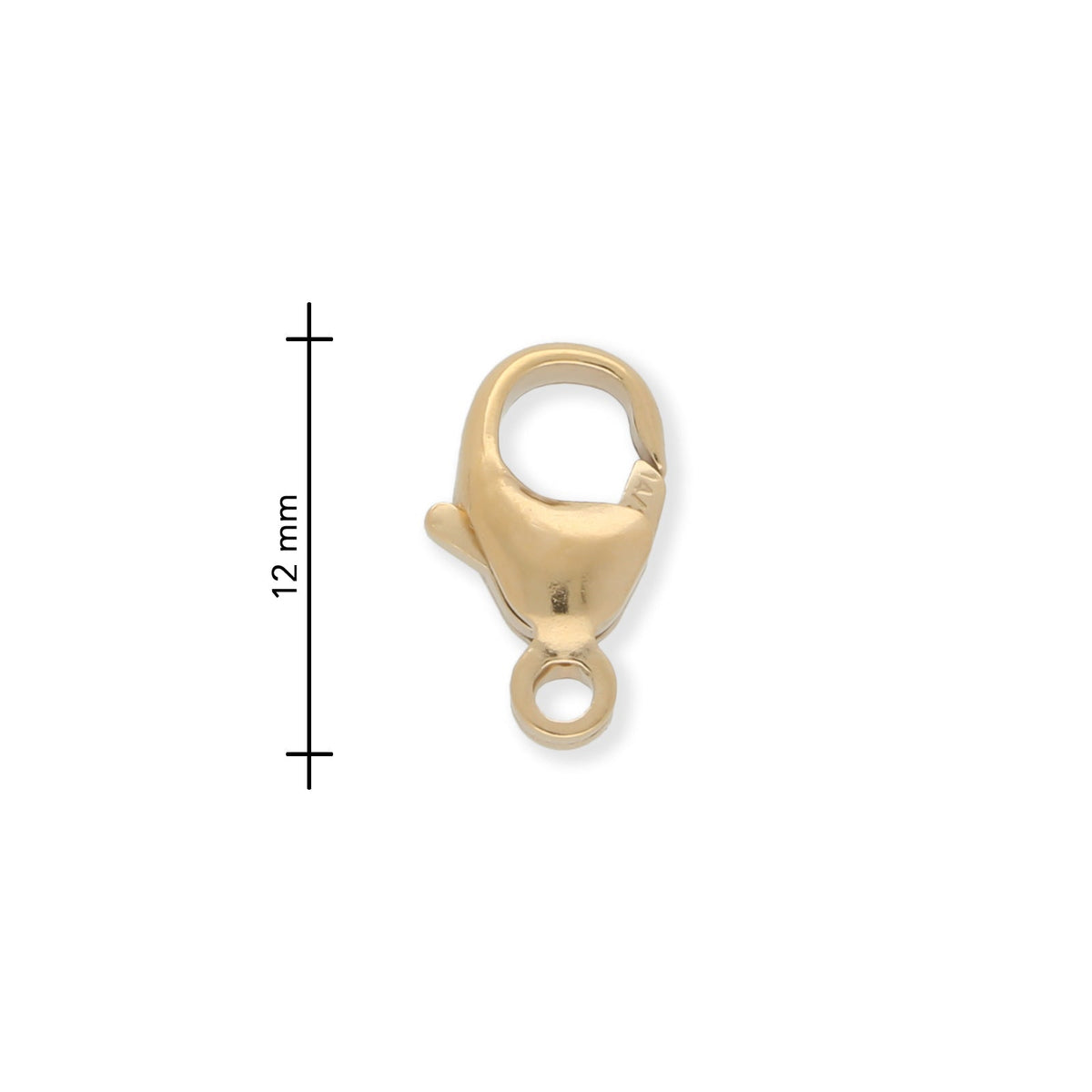 Karabinerverschluss 12 mm – 14K Gold Filled - PerlineBeads