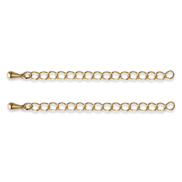Kettenverlängerung 60 mm – Vergoldet - PerlineBeads SA