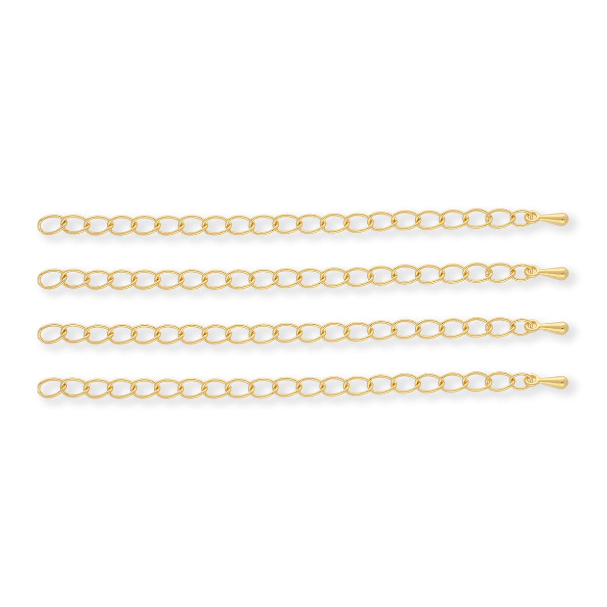 Kettenverlängerung 76 mm – Vergoldet - PerlineBeads