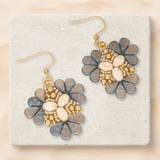 Kit für Ohrringe “Sakura” par Puca® - Blue - PerlineBeads SA
