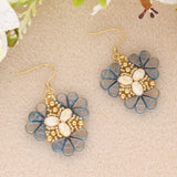 Kit für Ohrringe “Sakura” par Puca® - Blue - PerlineBeads SA