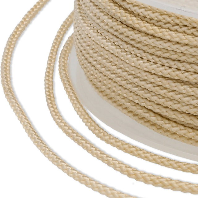 Kordel aus Nylon 1 mm - Antique White - PerlineBeads SA