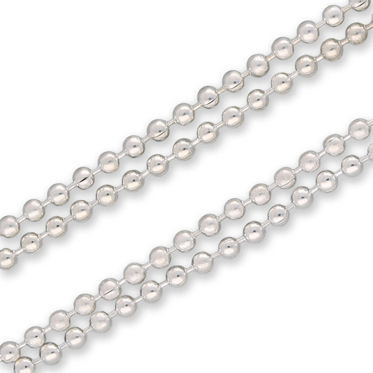 Kugelkette 1.5 mm – Farbe Silber - PerlineBeads SA