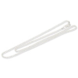 Kugelkette 45 cm mit Karabinerverschluss – Farbe Silber - PerlineBeads SA