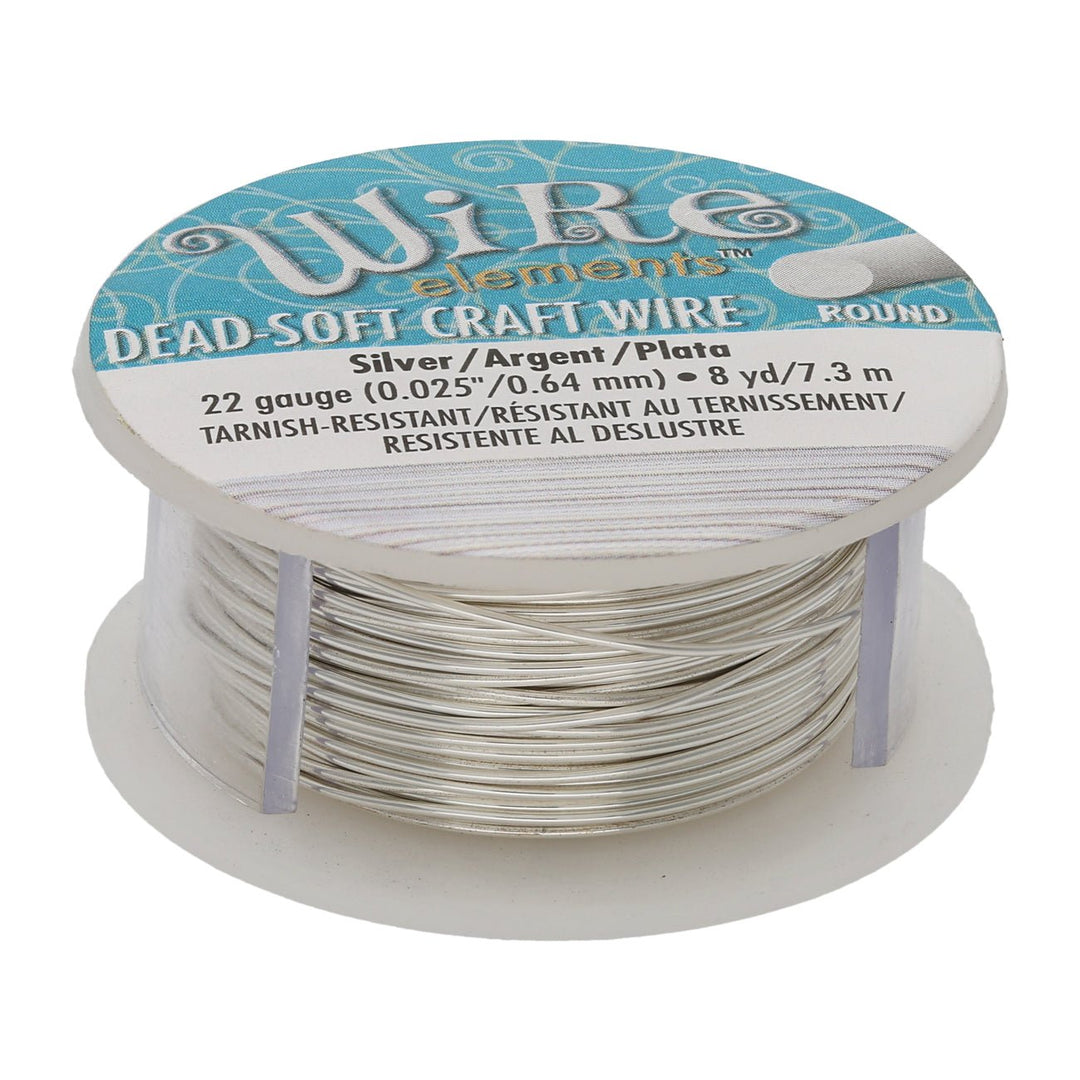 Kupferdraht: Wire Elements™ – 22 Gauge – Silver - PerlineBeads