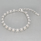 Leeres Cup - Chain Armband 24ss (20 Fassungen) - Silber - PerlineBeads SA
