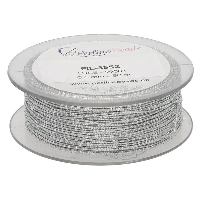 Luce Schmuckgarn - Silber (99001) - PerlineBeads SA