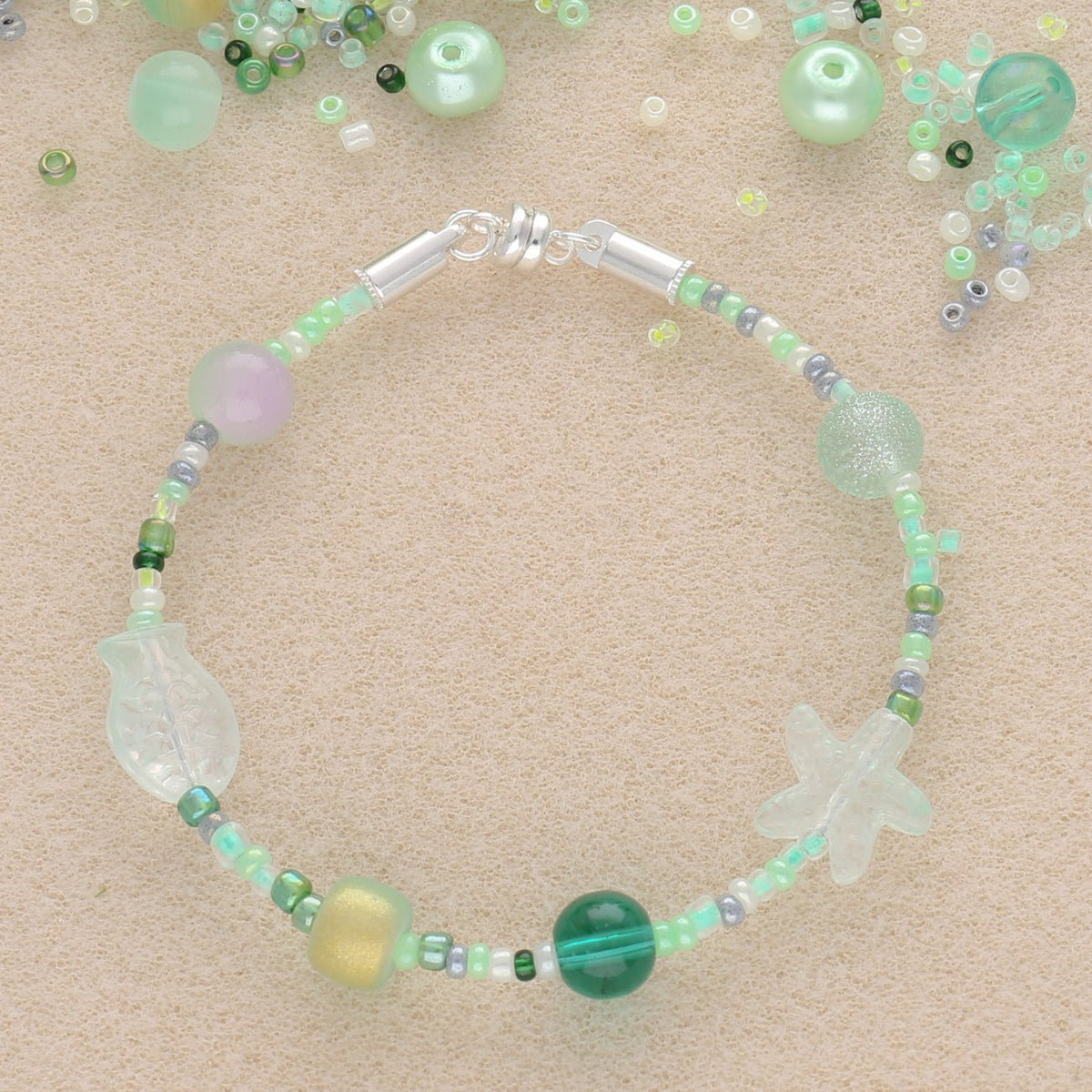 Magnetverschluss - 7 mm – Versilbert - PerlineBeads SA