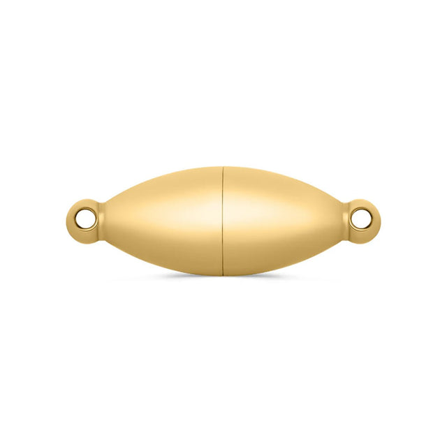 Magnetverschluss oval mm – Edelstahl PVD - Gold - PerlineBeads