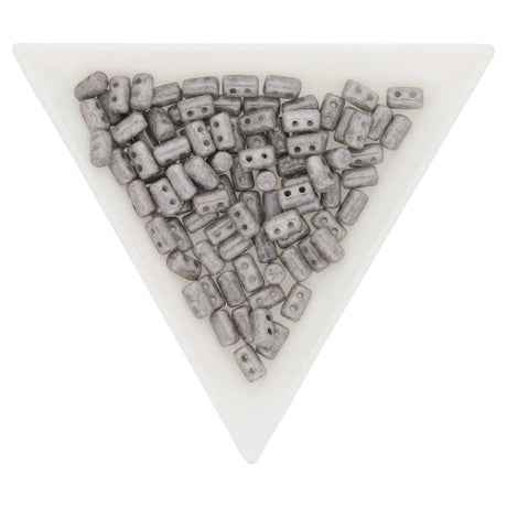 Matubo Rulla Glasperlen - Chalk Jet Luster - PerlineBeads SA