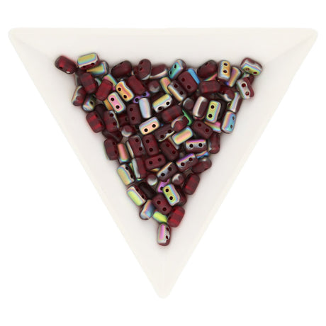 Matubo Rulla Glasperlen - Ruby Vitrail Mat - PerlineBeads