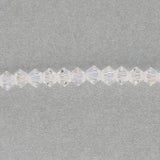 M.C. Doppelkegel 3 mm - Crystal AB - PerlineBeads SA