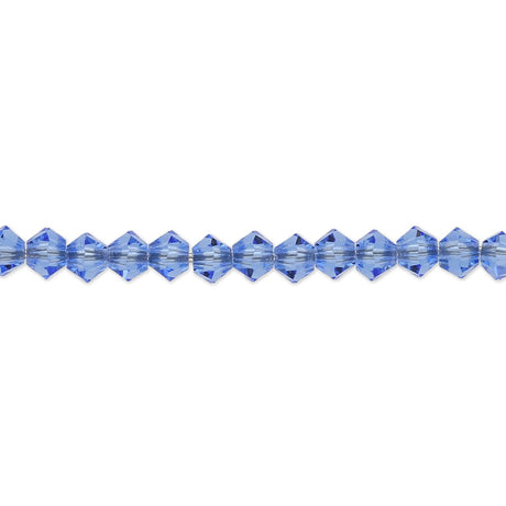 M.C. Doppelkegel 3 mm - Sapphire - PerlineBeads SA