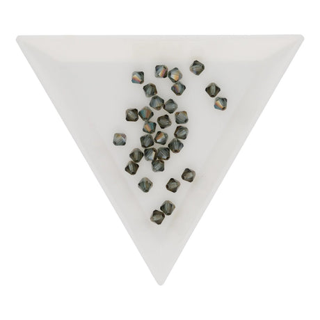 M.C. Doppelkegel 4 mm - Blue Diamond AB - PerlineBeads SA