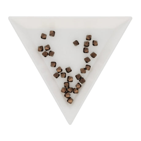 M.C. Doppelkegel 4 mm - Bronze - PerlineBeads SA