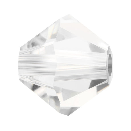 M.C. Doppelkegel 4 mm - Crystal - PerlineBeads SA
