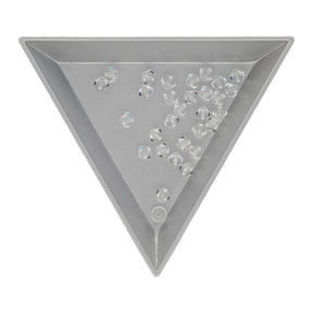 M.C. Doppelkegel 4 mm - Crystal - PerlineBeads SA