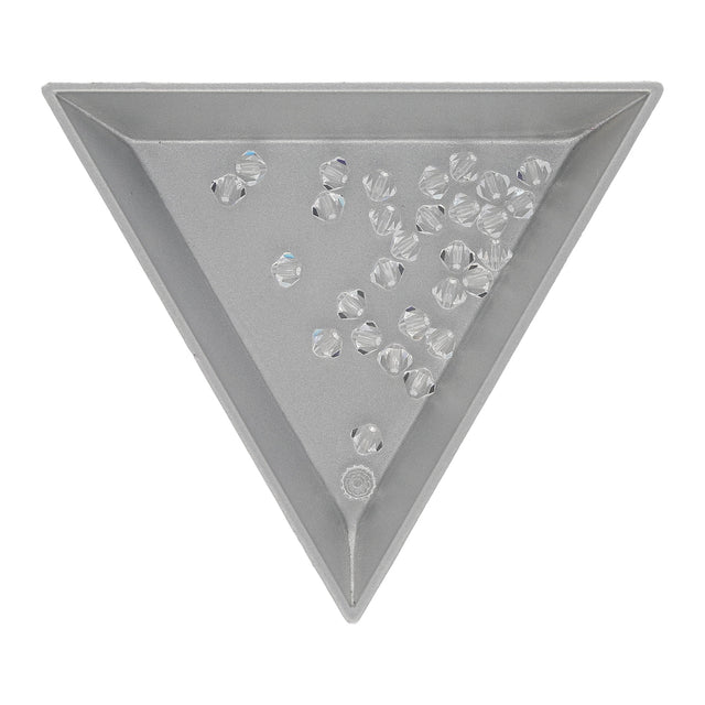 M.C. Doppelkegel 4 mm - Crystal - PerlineBeads SA