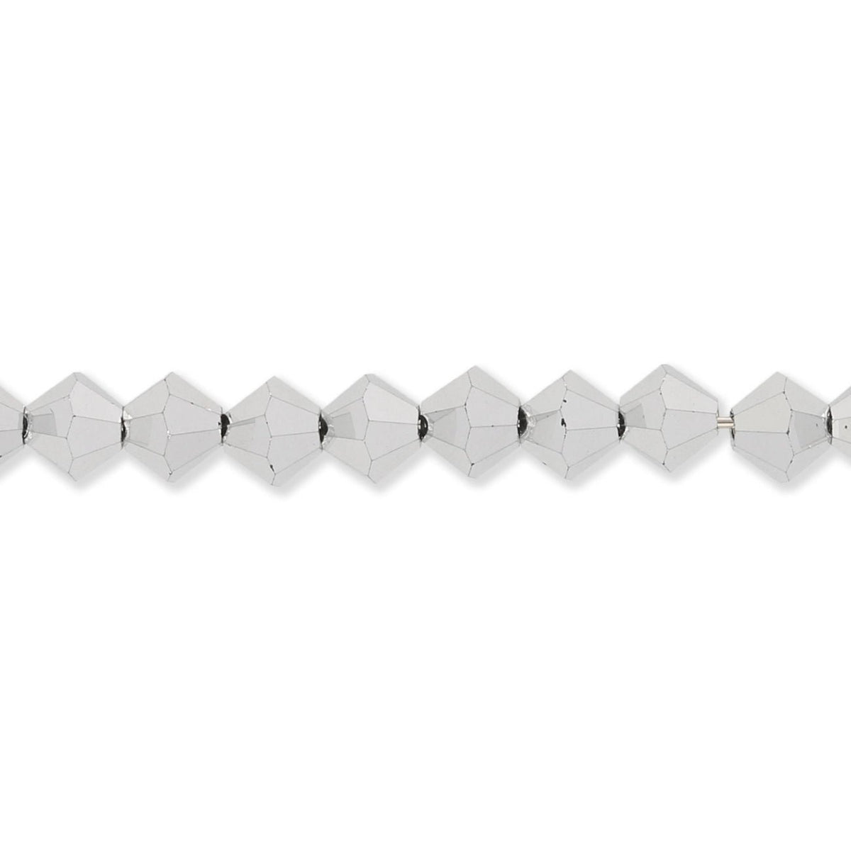 M.C. Doppelkegel 4 mm - Crystal Labrador Full - PerlineBeads SA