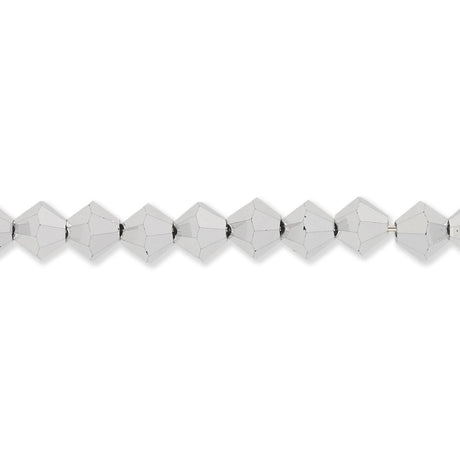 M.C. Doppelkegel 4 mm - Crystal Labrador Full - PerlineBeads SA