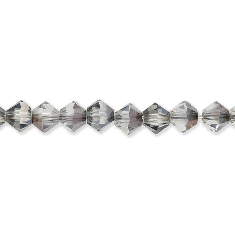 M.C. Doppelkegel 4 mm - Crystal Valentinite - PerlineBeads SA