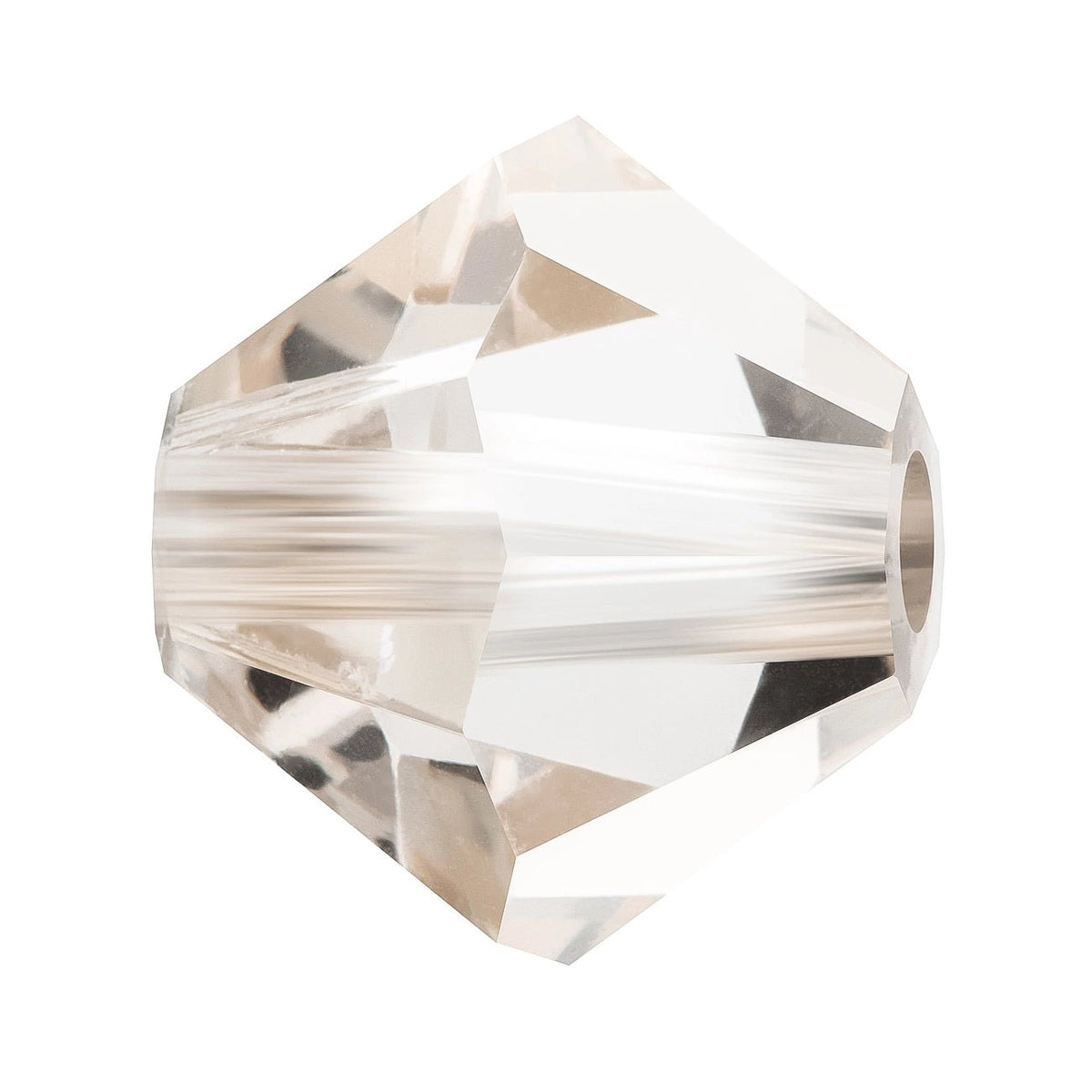 M.C. Doppelkegel 4 mm - Crystal Velvet - PerlineBeads SA